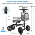 thumbnail image 7 of COSYWILL Knee Scooter,Economy Knee Walker with Dual Braking System,Foldable Scooter for Foot Injuries,Compact Crutches Alternative,Black, 7 of 7