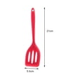 thumbnail image 7 of Travelwant 2Pcs/Set Basics Silicone Turner Spatula/Slotted Spatula, High Heat Resistant to 480°F, Hygienic One Piece Design, Non Stick Rubber Kitchen Utensil for Fish, Eggs, Pancakes, 7 of 7