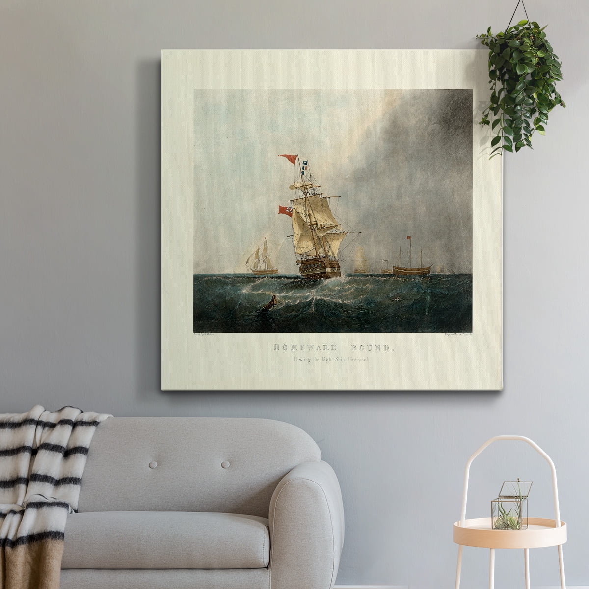 Wexford Home Homeward Bound-Premium Gallery Wrapped Canvas, 10" x 10" - Ready to Hang