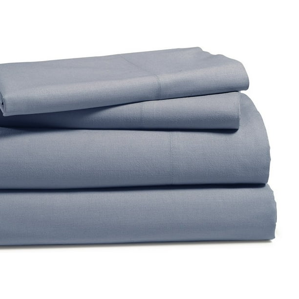 100 Cotton Brushed Percale Soft Peach Finish 4 pc King Sheet Set