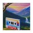 thumbnail image 1 of Cassette Tape in Color - Canvas, 1 of 10
