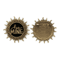 thumbnail image 1 of Ser mina de oro cotizacion handwrite Pin de gancho de metal vintage con forma de sol Unbranded M, 1 of 3