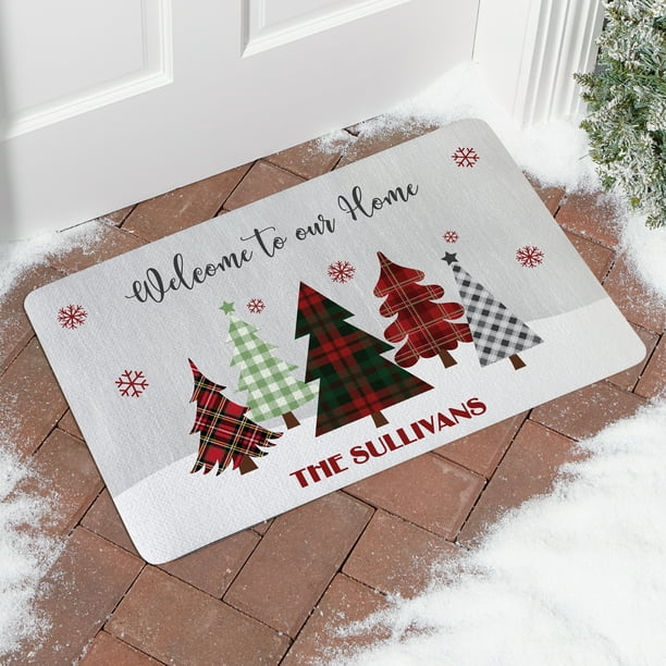 Personalized Winter Magic Doormat