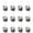 🔥 White_New, variant on YYV Halloween Cake Topper Decoration Set of Spooky Skull Pumpkin Ghost for Birthday Party Cupcake Decor Supplies