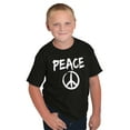 thumbnail image 5 of Hippie Peace Sign Make Love Not War Crewneck T Shirts Boy Girl Teen Brisco Brands L, 5 of 6