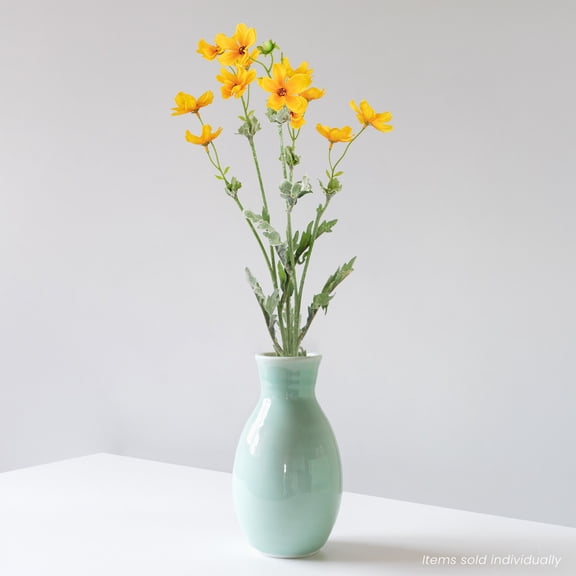 Allstate Baby Cosmos Artificial Silk Floral Spray - 27.5" - Gold and Yellow