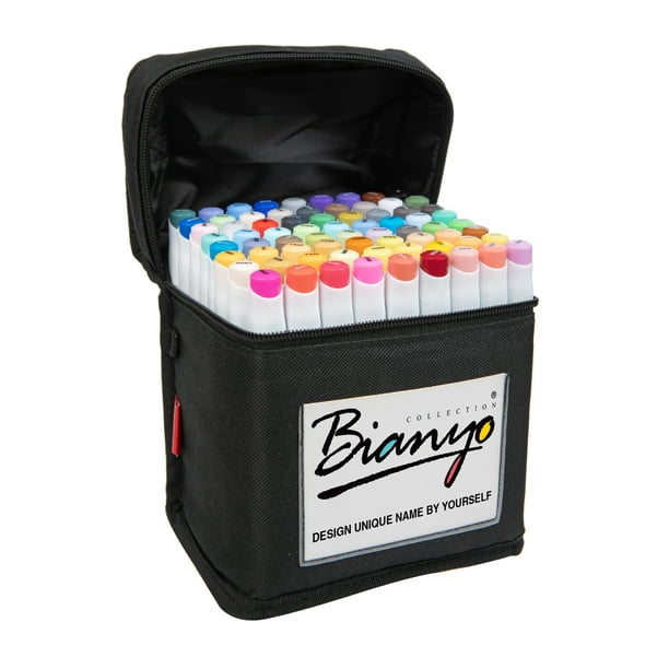 Bianyo Classic Series AlcoholBased Dual Tip Art Markers, Set of 72