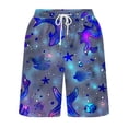 thumbnail image 4 of Mens Quick Dry Shorts Summer Beach Shorts Outdoor Casual Novelty Printed Shorts Athletic Hiking Shorts Dark Gray,L, 4 of 5