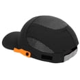 thumbnail image 3 of Bump Hat, Protective Hat Breathable Portable Comfortable  For Working Black With Orange Edge, 3 of 8