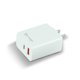 thumbnail image 4 of Cargador de Pared Vorago AU-350-WH Adaptador de Corriente Doble Puerto USB-A y USB-C, 4 of 11