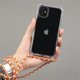 thumbnail image 4 of Crossbody Necklace Cord Lanyard Transparent Hard Case For iPhone 14 13 12 11 Pro Max XS XR X 8 7 Plus 15 Clear Soft Cover, 4 of 5