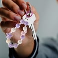 thumbnail image 1 of unbranded Llavero Y Colgante Para Teléfono Color Violeta Con Y Personal, 1 of 7