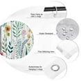 thumbnail image 2 of Shower Curtain Beach Shell Collection Seashell Seastar Seanail Coral Sand Bathroom Decor Accessories Bath Curtain With Hooks, 2 of 7