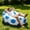 Blue, variant on Inflatable Soccer Ball Chair,Ergonomic Folding Portable Soccer Inflatable Lazy Sofa Couch,PVC Blow up Bean Bag Chair,for Sports Theme Party Decor Living Room Bedroom Balcony Pool Travel