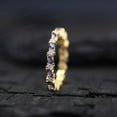 thumbnail image 4 of Marquise Shape Amethyst Bridal Wedding Band Feburary Birthstone Art Deco Diamond Full Eternity Band Christmas Gift For Daughter, 4 of 4