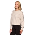 thumbnail image 4 of RBX Active Women's Ultra Soft Athleisure Crewneck Cropped Sweatshirt, 4 of 5