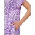 thumbnail image 6 of Secret Treasures Women's and Women's Plus Traditional Knit Short Sleeve V-Neck Gown, 6 of 7