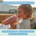 thumbnail image 6 of YAYA My First Travel Tumbler for Preschool & Kids 3+, Insulated Stainless Steel Tumbler with Reusable Silicone Straw & Spill-Proof Lid, Cup Holder Compatible, BPA-Free, 12oz, Peppa Pig, 6 of 7