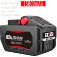 thumbnail image 3 of Batería de repuesto de 15 Ah para Milwaukee M18 18 V VOLT1799, 3 of 6
