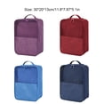 thumbnail image 4 of Matsuzay Bolsa de almacenamiento para zapatos, suministros para el hogar, organizador de zapatos, tamaño compacto, gran capacidad, multicolor, Almacenamiento y organización del hogar Azul marino, 4 of 6