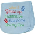 thumbnail image 2 of Inktastic Awesome Like My Opa Baby Burp Cloth, 2 of 3