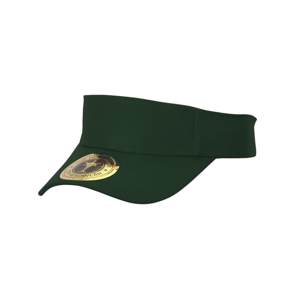 Top Headwear Blank Kids Sun Protect Visor Adjustable - Forest Green