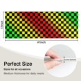 thumbnail image 5 of Rainbow Color Checkered Pattern Kitchen Rug Mat,Kitchen Runner Rugs Non Skid Washable,Decorative Kitchen Floor Mats for Kitchen,Sink,Laundry,17"X47", 5 of 5