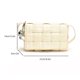 thumbnail image 5 of Bolso Hombro Lujo para Mujer Cuadrado Pequeño Cuero PU Diario () Blanco, 5 of 5