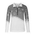 thumbnail image 4 of Pntutb - Camiseta holgada con estampado de moda para mujer, blusa de manga larga, cuello redondo, tops casuales Pntutb Pntutb-1631, 4 of 6