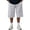 Light Gray, variant on Hsovts Mens Baggy Sweat Shorts Wide Leg Long Below Knee Oversized Gym Y2K Athletic Casual Loose Shorts Pocket Drawstring Hot Pink 3XL
