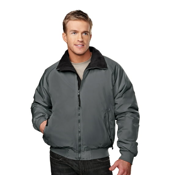 Tri-Mountain Mountaineer 8800 Nylon 3 Season Jacket, 3X-Large Tall, Charcoal/Black