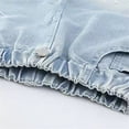 thumbnail image 5 of Girls Summer Wide Leg Denim Pants Lightweight Casual Loose Fit Jeans Teenage Youth Trousers Clothes, 5 of 9