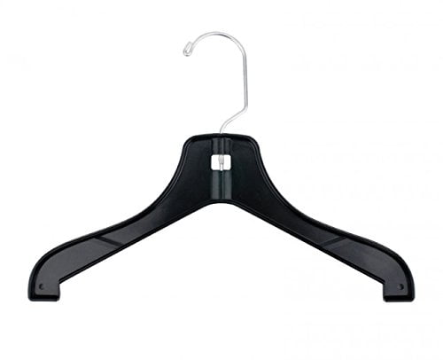 Skirts Black Mainetti Pack of 10 Plastic Clip Hangers Shorts 36cm -Trousers 