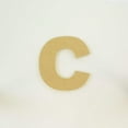 thumbnail image 1 of Package of 1, 14 Inch X 1/2" Thickness MDF Letter C in The Arial Font, Thick, Upper Case for Art & Craft Project, Made in USA, 1 of 3