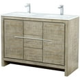 thumbnail image 3 of Lexora Home Lafarre 48" Single Quartz Top Bathroom Vanity with Chrome Faucet, 3 of 12
