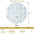 thumbnail image 3 of Pioneer Flower Floral Print Pattern Round Tablecloth 60 X 60 Inch, Wrinkle Resistant Wipeable Table Cloth for Kitchen Dining Picnic Patio Party, 3 of 6