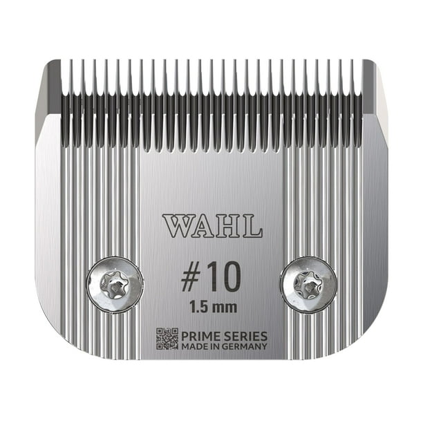 Clipper Blade Wahl Pro Animal #10 de acero con alto contenido de carbono de 1,5 mm