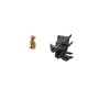 thumbnail image 5 of Figura de escritorio,Estatua de gato,linda decoración para estante o escritorio,Figura de mesa,Estantería sujetalibros Estatua Sujetalibros,Sujetalibros decorativos para libros pesados., 5 of 8