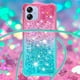 thumbnail image 4 of Funda para Samsung Galaxy A04E Brillantina Líquida Divertida Reluciente y con Cristales en Movimiento Cuerpo Cruzado con Cordón Ajustable, 4 of 5