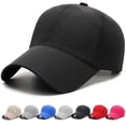 thumbnail image 2 of Gorra de béisbol ligera de verano para hombres y mujeres, gorra de malla de secado rápido, transpirable, protección solar, gorra parasol, 2 of 6
