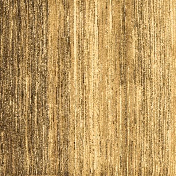 Ahgly Company Indoor Square Abstract Brown Contemporary Area Rugs, 7' Square