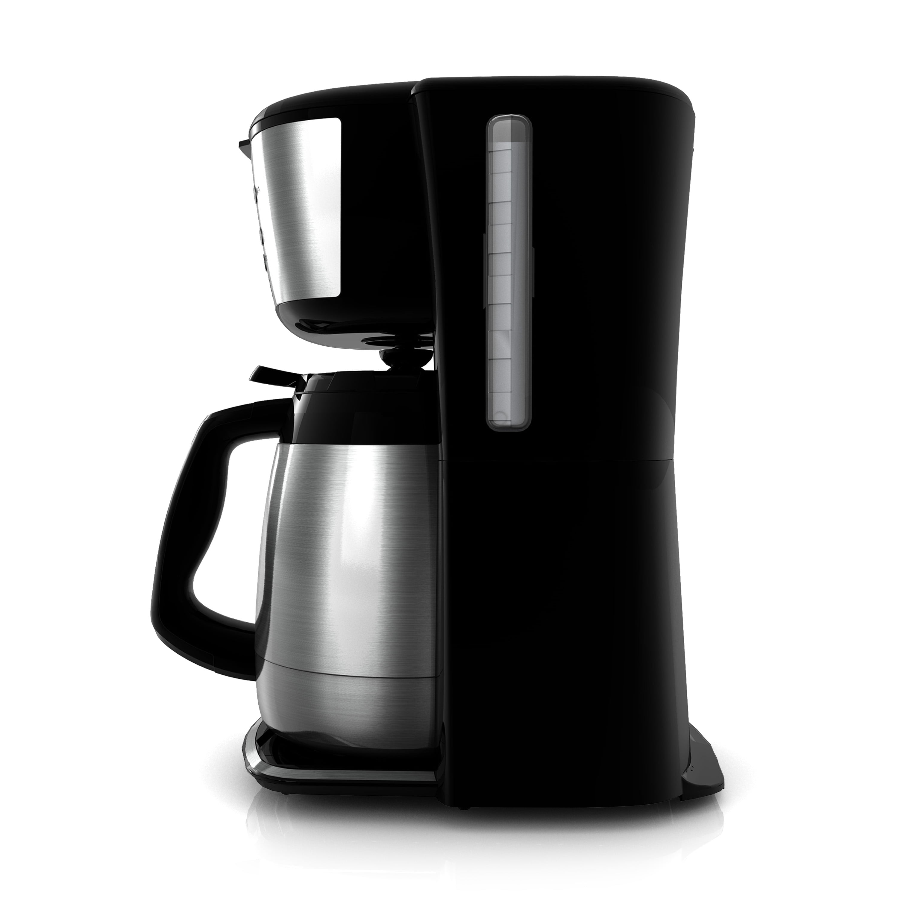 BLACK+DECKER 12-Cup Thermal Coffeemaker, Black/Silver, CM2036