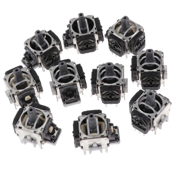 Methold L R Analog Joystick Control 3D Rocker Pieza de repuesto para PS3 Videojuegos y accesorios Tipo 2 10 piezas