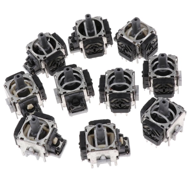 Methold L R Analog Joystick Control 3D Rocker Pieza de repuesto para PS3 Videojuegos y accesorios Tipo 2 10 piezas