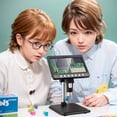 thumbnail image 6 of TAPDRA 7 Inch Digital Microscope 1200x 5MP 1080P 8 LED Lights with 32GB Card Remote for Kids Adults Coin Plant Repair Tool Windows, 6 of 9