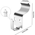 thumbnail image 4 of LAICAIW Siding Hangers-Stainless Steel Heavy-Duty Hooks,Brick Clips, Low Profile Brick Hook Clips for String Lights Outdoor, Welcome Signs, 4 of 7