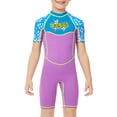 thumbnail image 1 of Eigraketly Trajes de neopreno traje de buceo de secado rápido de una pieza de moda Anti-medusas mangas cortas de varios tamaños para Snorkel Deportes acuáticos Violeta SG, 1 of 6