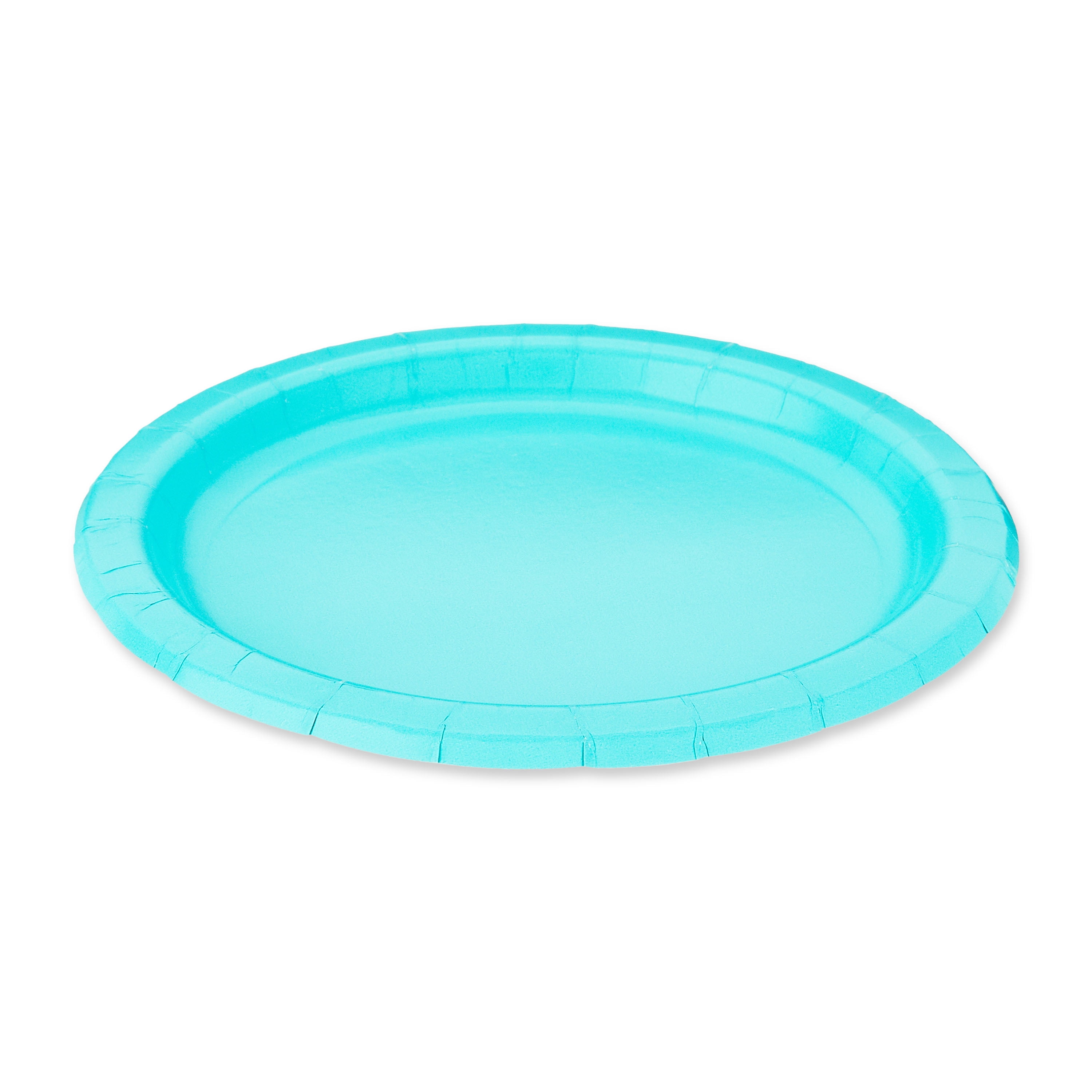 Disposable Paper Plates, 7", Teal, 70 Pieces, by Way To Celebrate