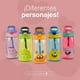 thumbnail image 3 of Botella de Agua para Niños 473ml Peluchina | Con Funda, 2 Tapas, 2 Popotes y Cepillo | Libre de BPA | B Life, 3 of 7