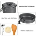 thumbnail image 2 of 1 Set of Outdoor Picnic Cooking Pan Pot Teapot Camping Utensils Portable Cooking Pot, 2 of 6